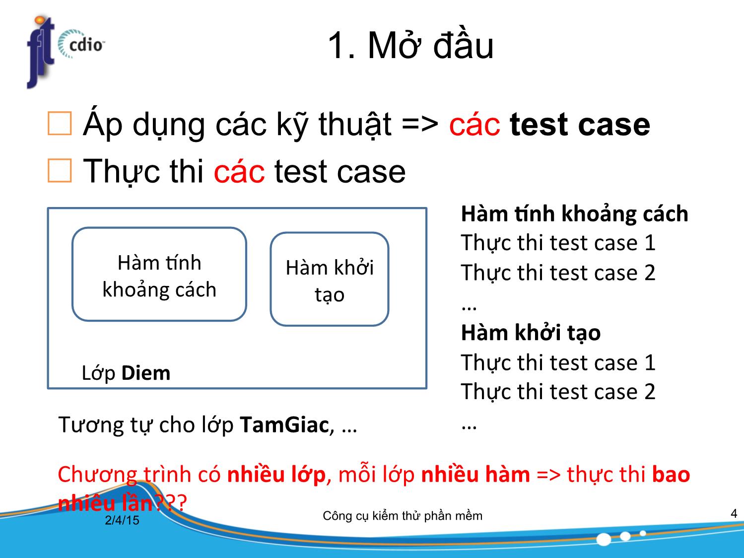 Bài giảng Công cụ kiểm thử phần mềm - Bài 7: Kiểm thử đơn vị trang 4