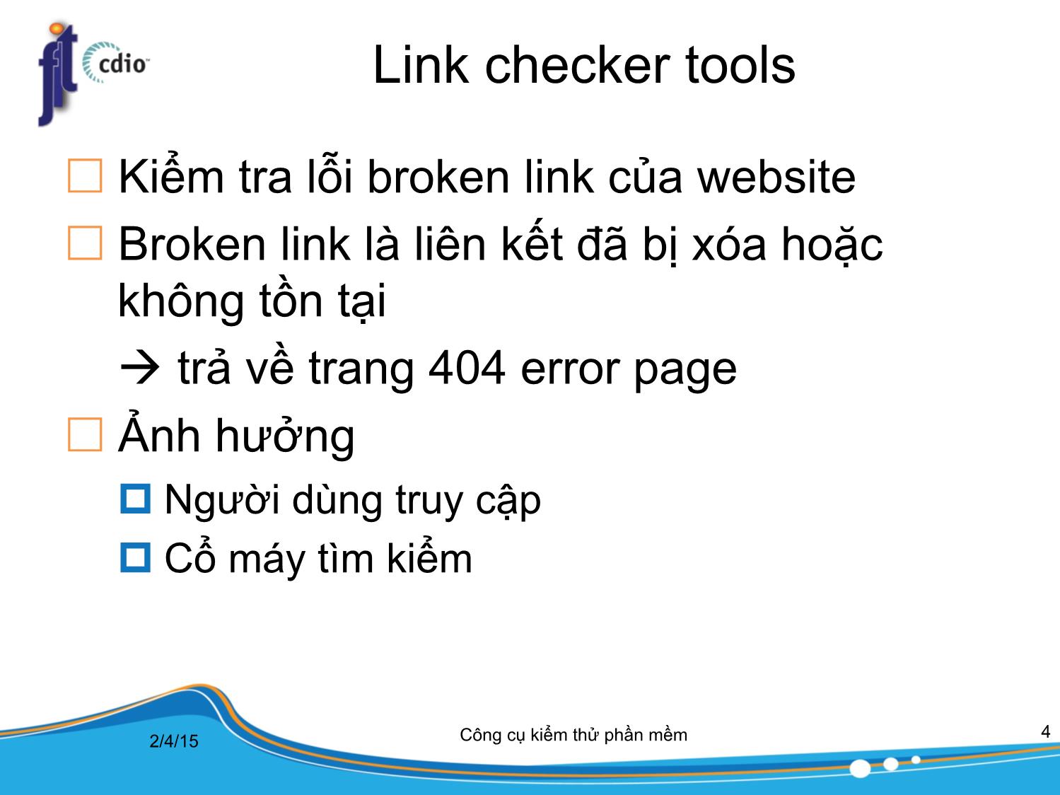 Bài giảng Công cụ kiểm thử phần mềm - Bài 9: Kiểm thử giao diện ứng dụng Web trang 4