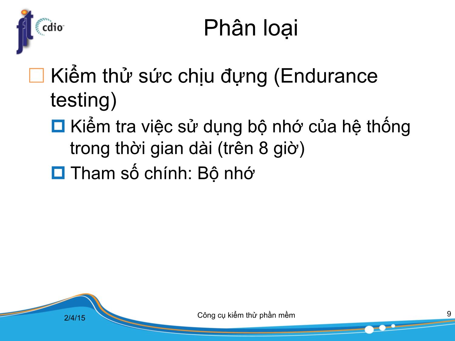 Bài giảng Công cụ kiểm thử phần mềm - Bài 10: Kiểm thử hiệu năng trang 9