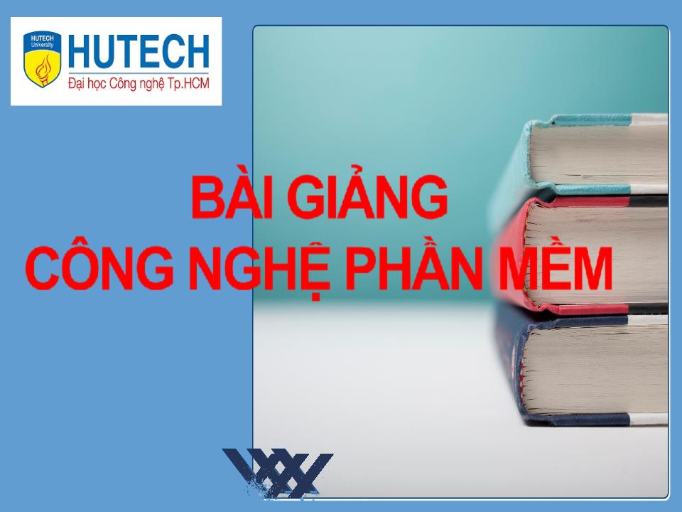 Bài giảng Công nghệ phần mềm - Giới thiệu tổng quan về công nghệ phần mềm trang 1