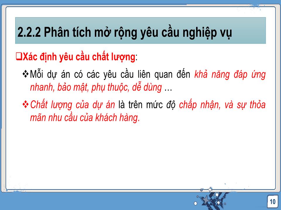 Bài giảng Công nghệ phần mềm - Phân tích và đặc tả yêu cầu trang 10