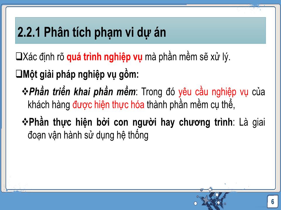 Bài giảng Công nghệ phần mềm - Phân tích và đặc tả yêu cầu trang 6