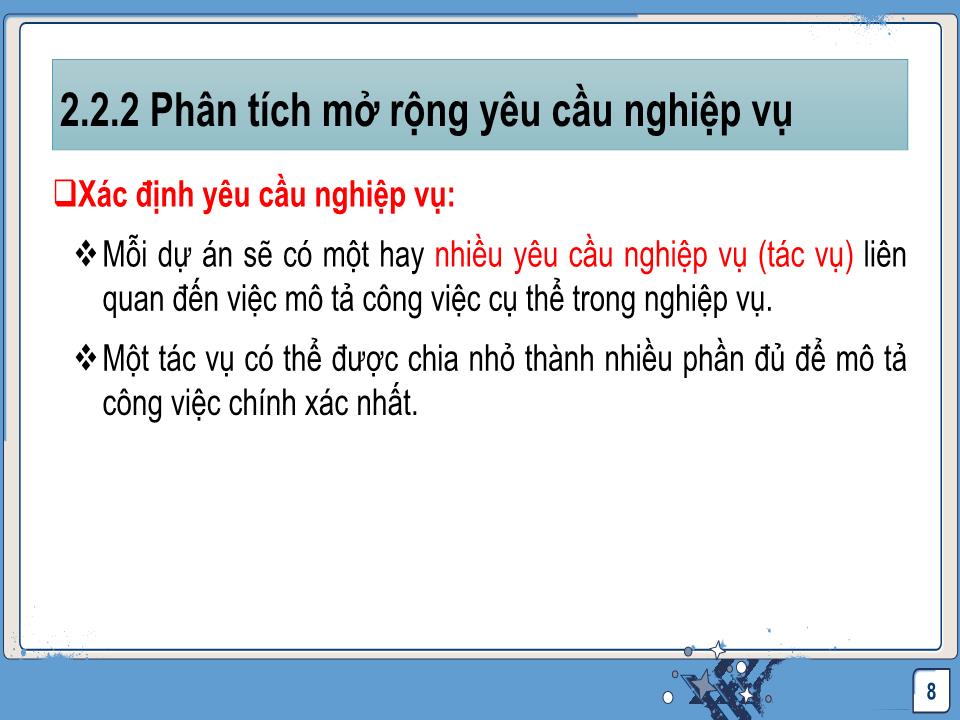 Bài giảng Công nghệ phần mềm - Phân tích và đặc tả yêu cầu trang 8