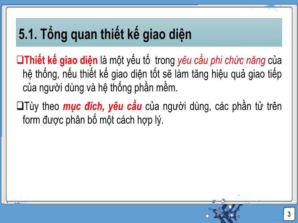 Bài giảng Công nghệ phần mềm - Thiết kế giao diện trang 3