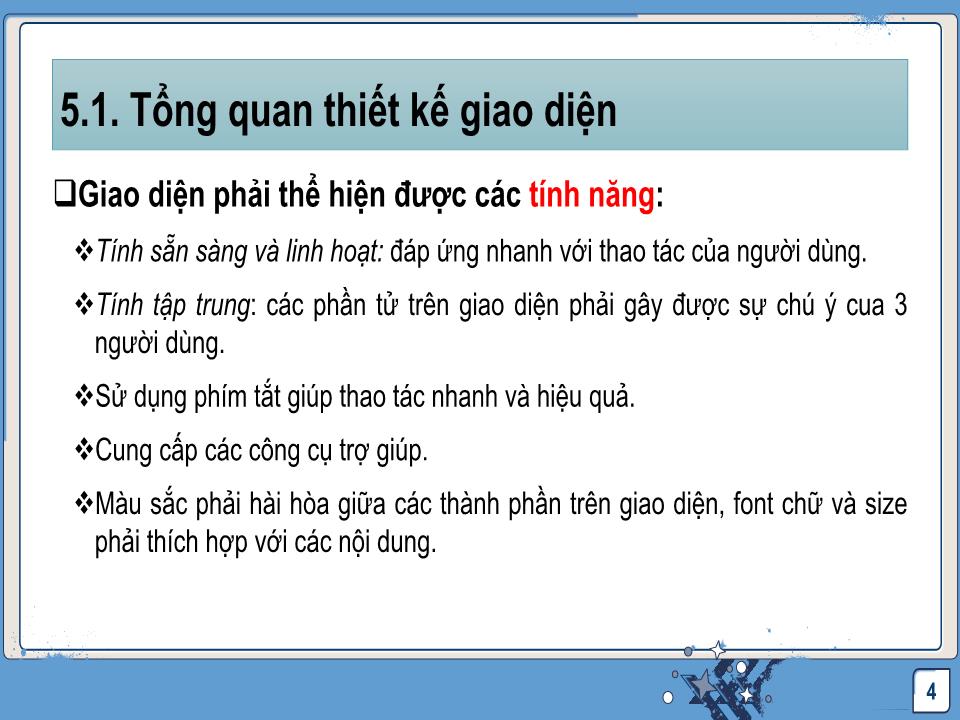 Bài giảng Công nghệ phần mềm - Thiết kế giao diện trang 4