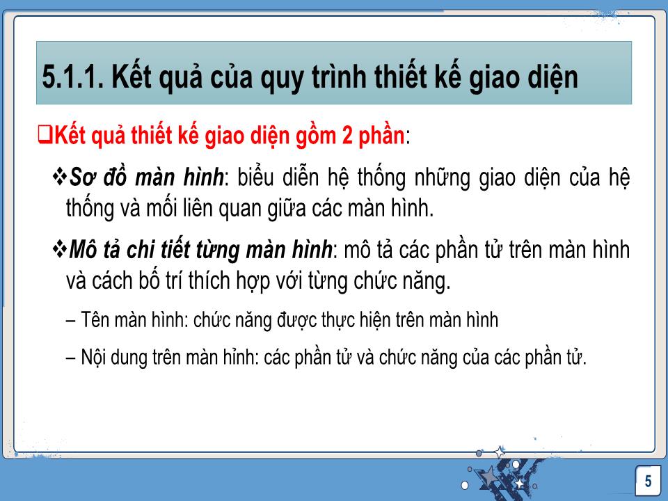 Bài giảng Công nghệ phần mềm - Thiết kế giao diện trang 5