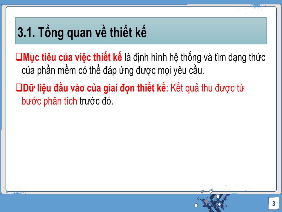 Bài giảng Công nghệ phần mềm - Thiết kế phần mềm trang 3