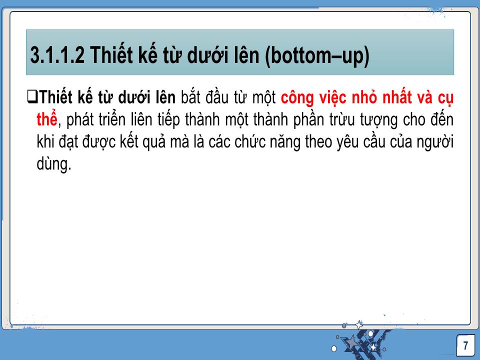 Bài giảng Công nghệ phần mềm - Thiết kế phần mềm trang 7