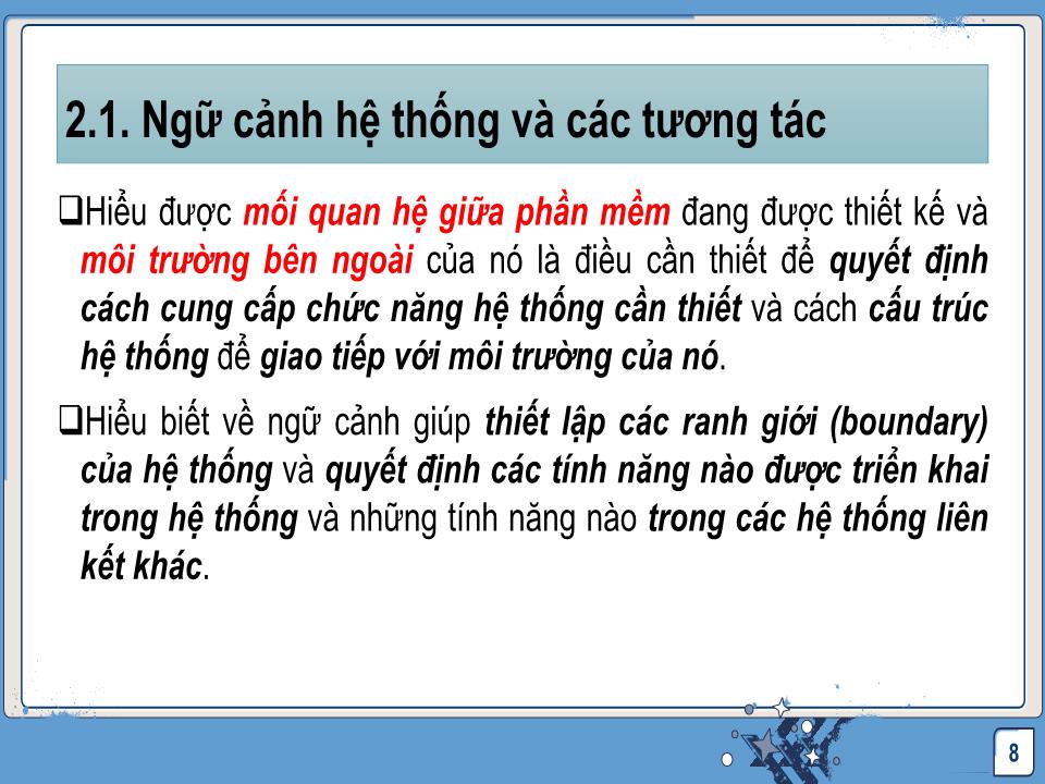 Bài giảng Công nghệ phần mềm - Thiết kế và hiện thực chương trình trang 8