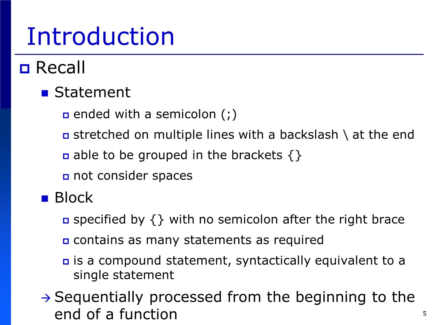 Bài giảng Introduction to Computer Programming (C language) - Chapter 4: Selection Statements - Võ Thị Ngọc Châu trang 5