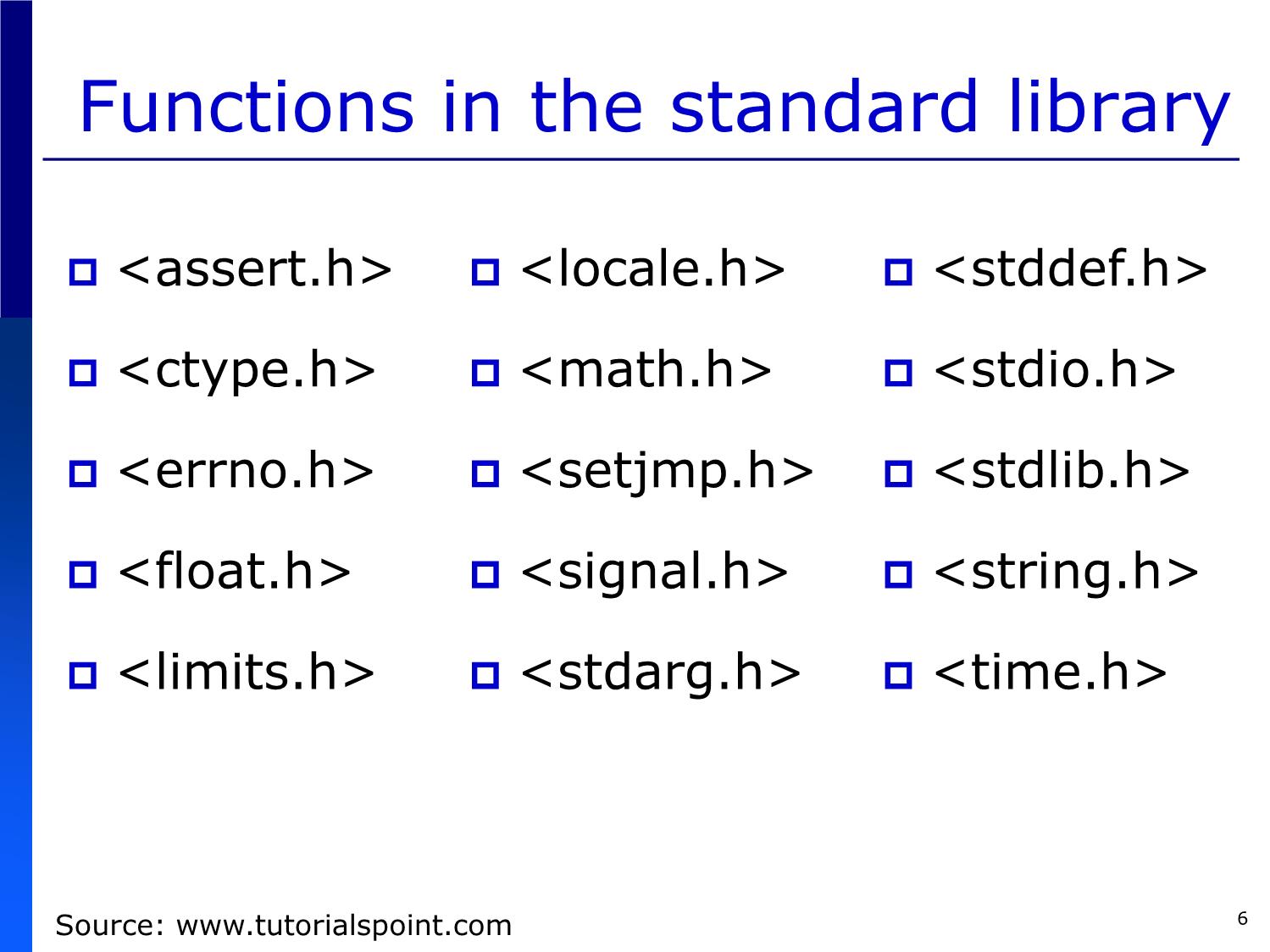 Bài giảng Introduction to Computer Programming (C language) - Chapter 6: Functions - Võ Thị Ngọc Châu trang 6