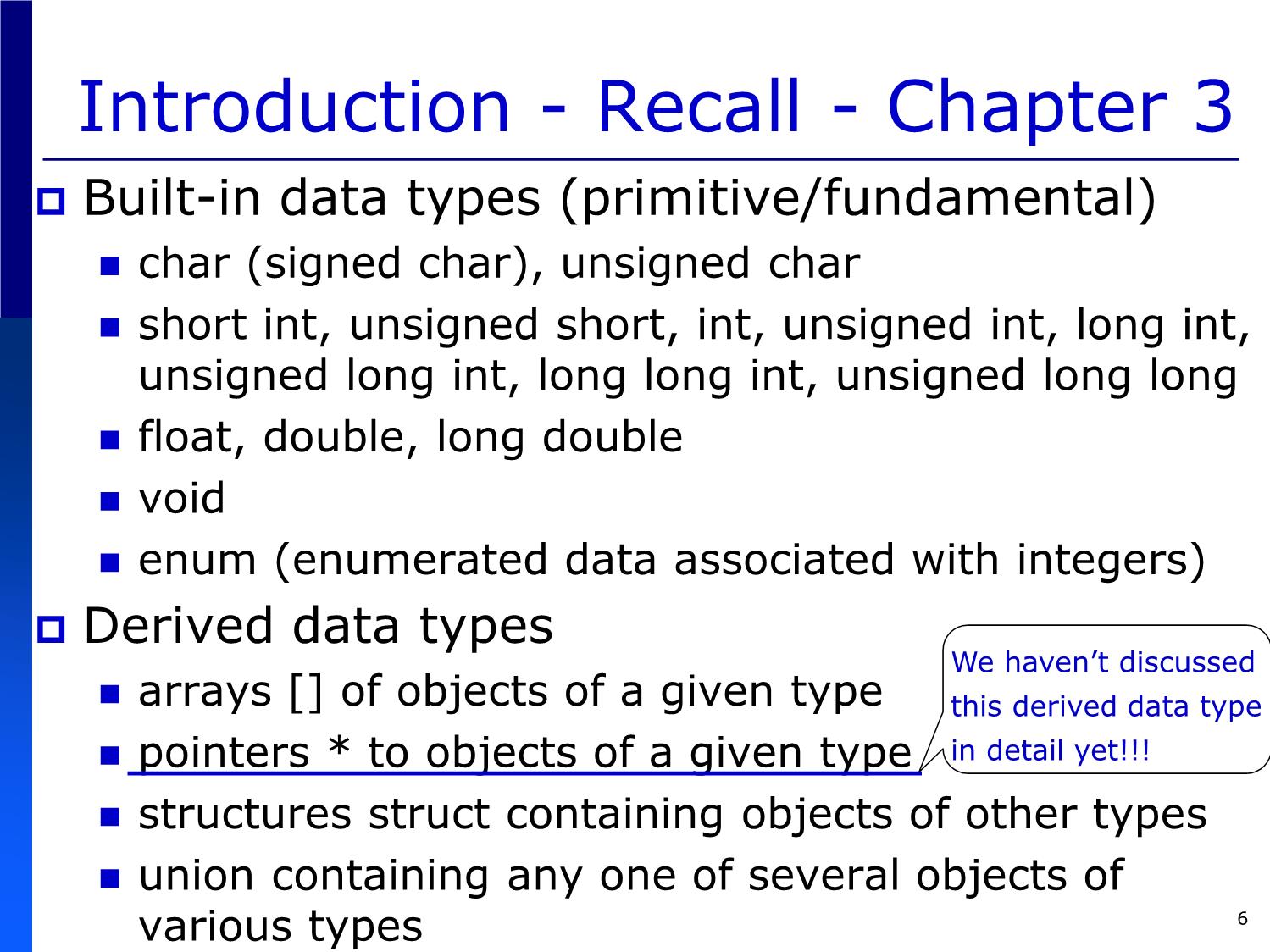 Bài giảng Introduction to Computer Programming (C language) - Chapter 8: Pointers - Võ Thị Ngọc Châu trang 6