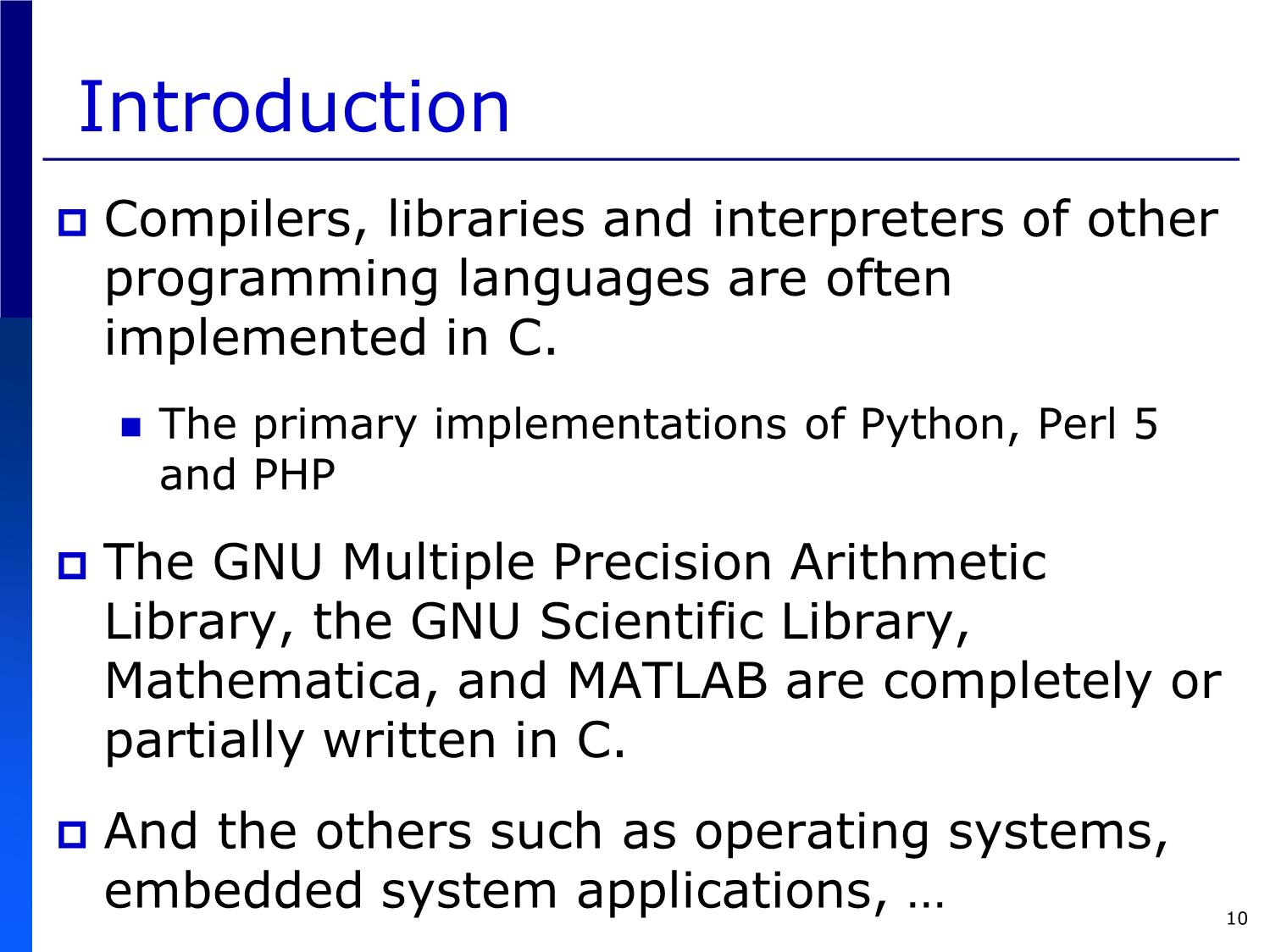 Bài giảng Introduction to Computer Programming (C language) - Chapter 0: Introduction - Võ Thị Ngọc Châu trang 10