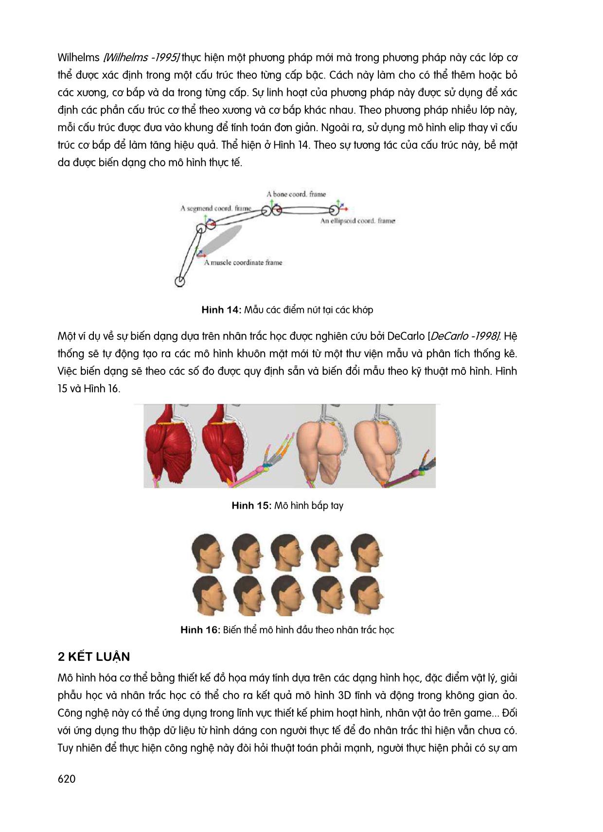 Mô hình hóa cơ thể bằng kỹ thuật đồ họa máy tính trang 8