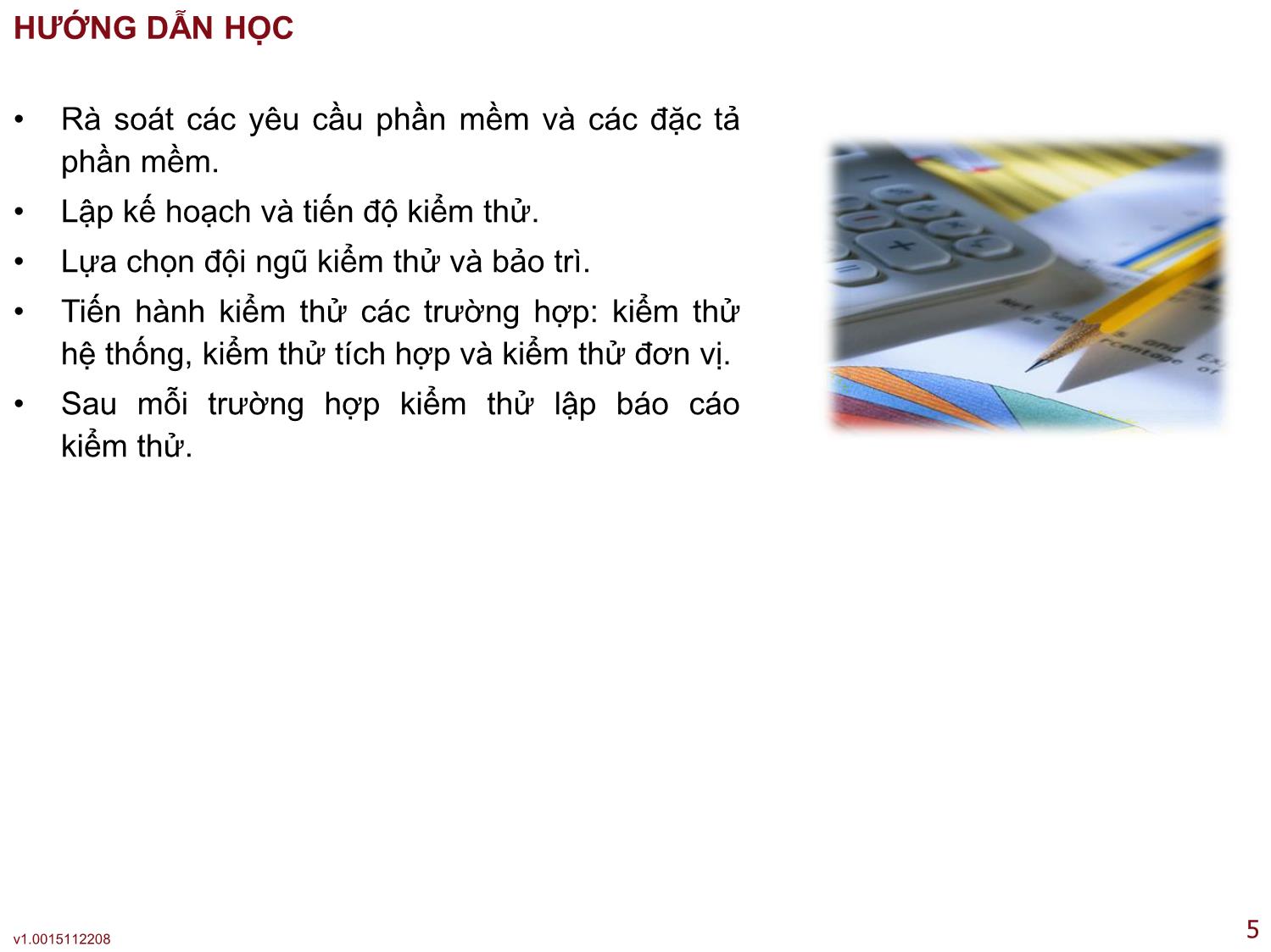 Bài giảng Công nghệ phần mềm ứng dụng - Bài 5: Kiểm thử và bảo trì - Thạc Bình Cường trang 5