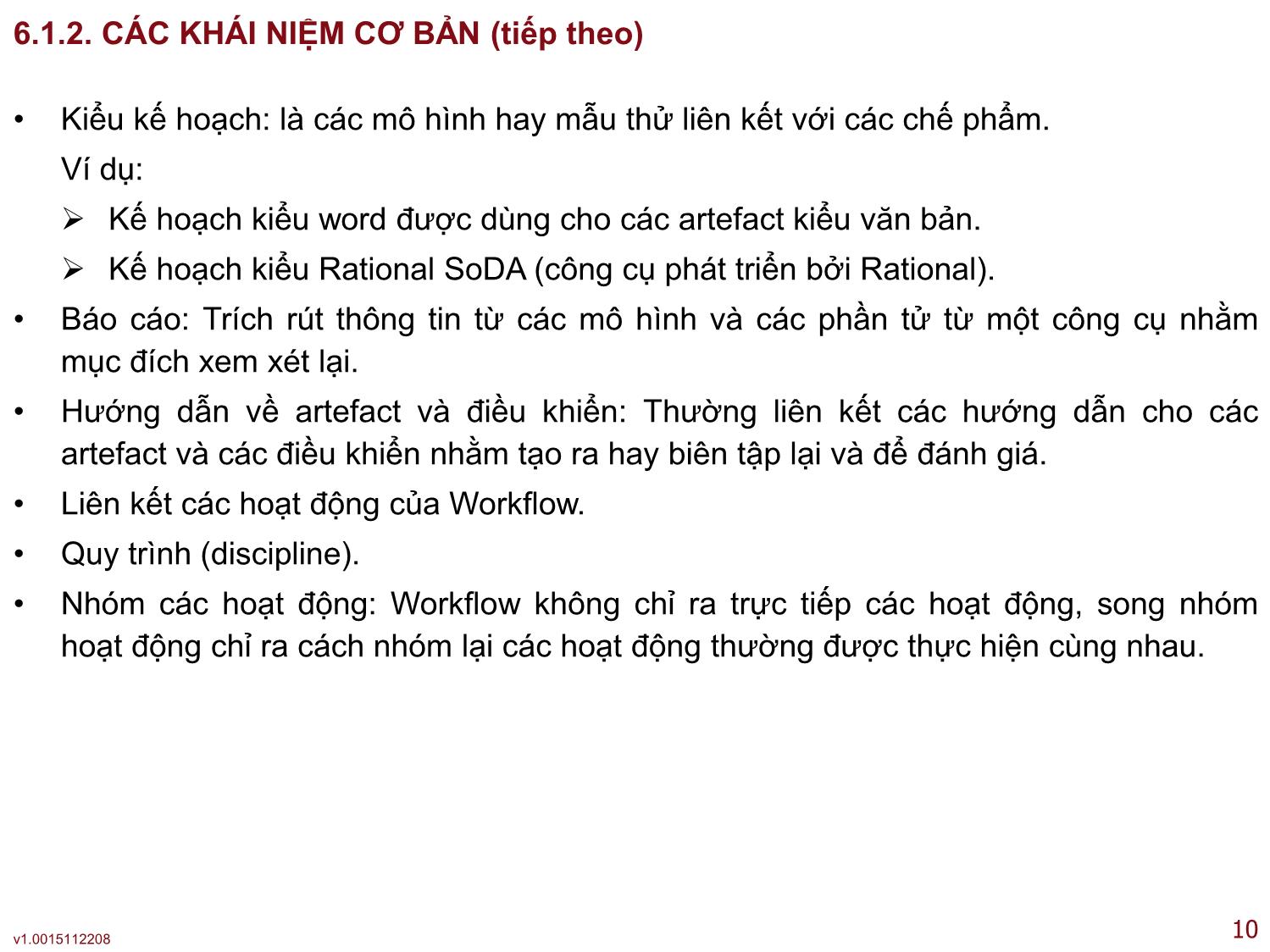 Bài giảng Công nghệ phần mềm ứng dụng - Bài 6: Chủ đề nâng cao trong công nghệ học phần mềm - Thạc Bình Cường trang 10