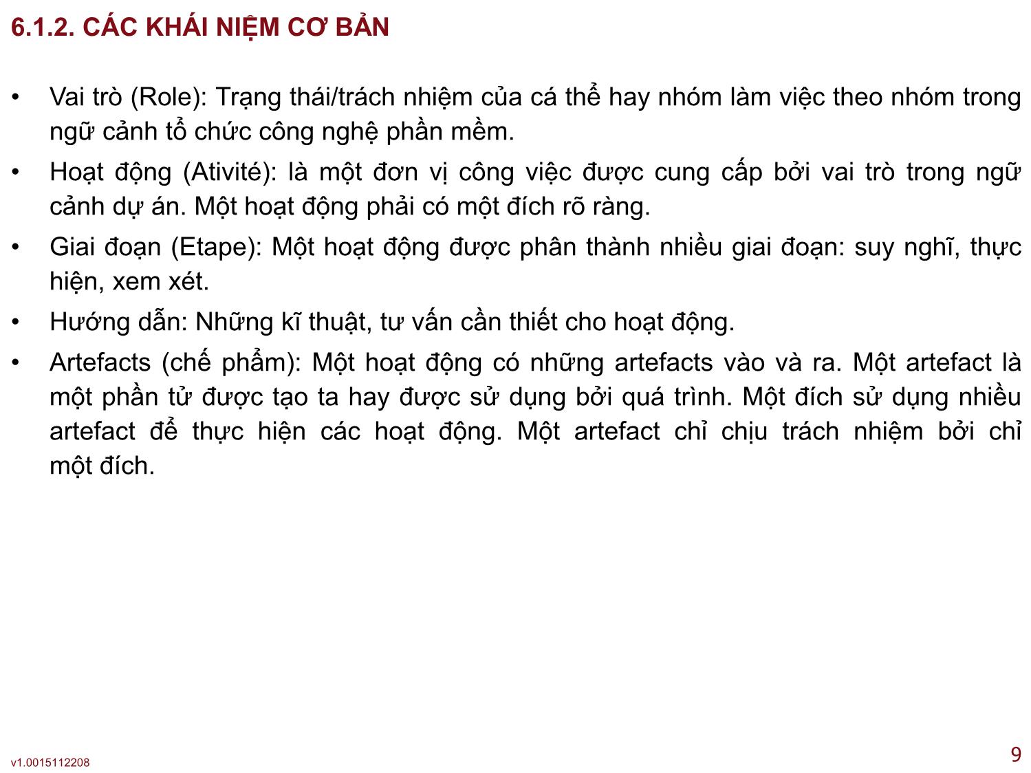 Bài giảng Công nghệ phần mềm ứng dụng - Bài 6: Chủ đề nâng cao trong công nghệ học phần mềm - Thạc Bình Cường trang 9