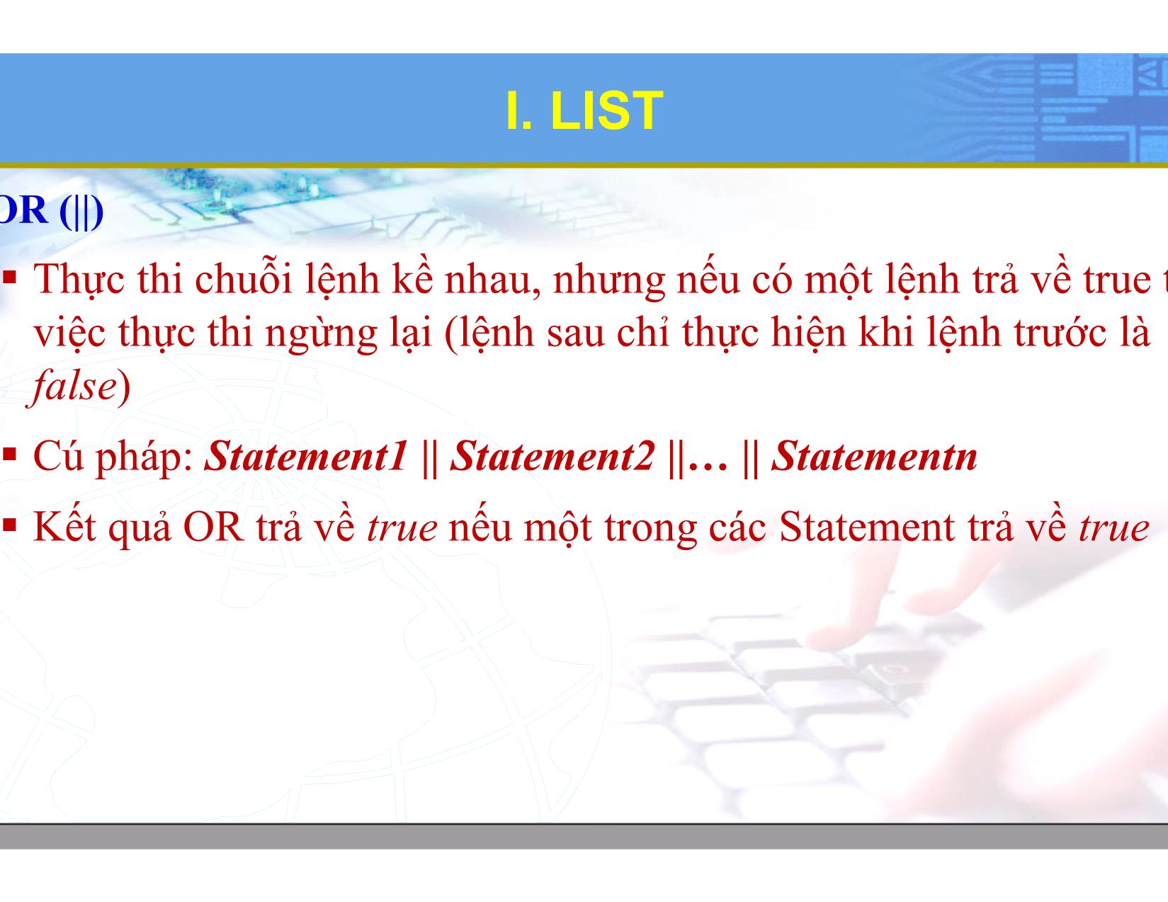 Bài giảng Hệ điều hành Linux - Chương 8: Lập trình Shell nâng cao - Lương Minh Huấn trang 8