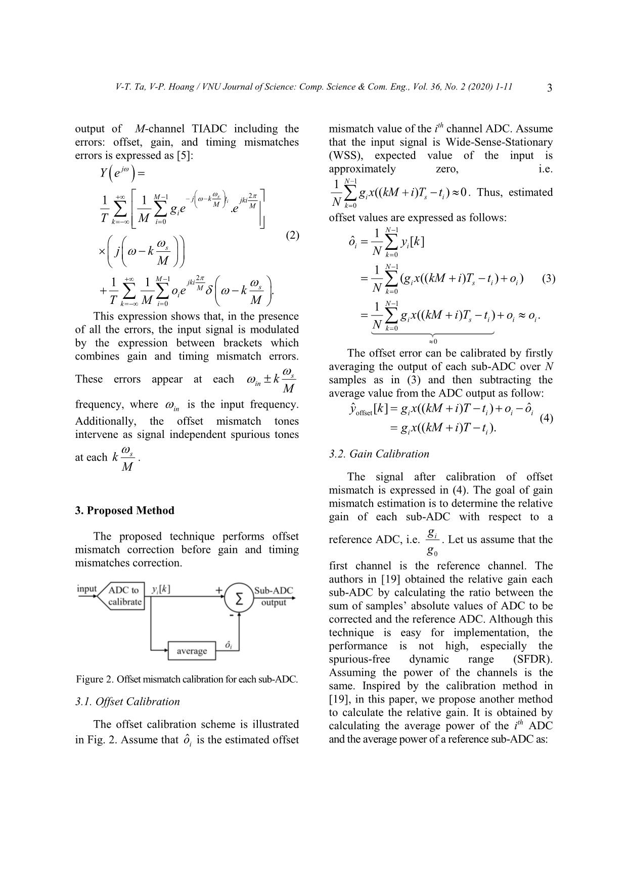 Combined power ratio calculation, hadamard transform and lms - Based calibration of channel mismatches in time - interleaved adcs trang 3