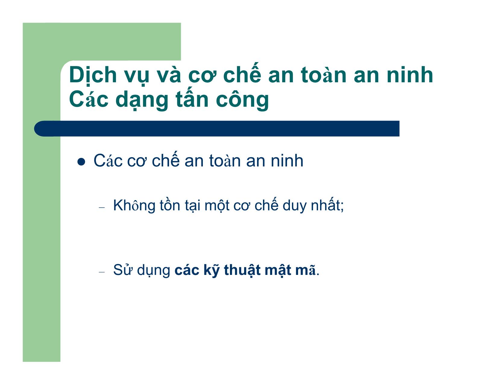 Bài giảng An toàn và An ninh thông tin - Chương I: Nhập môn - Nguyễn Linh Giang trang 10