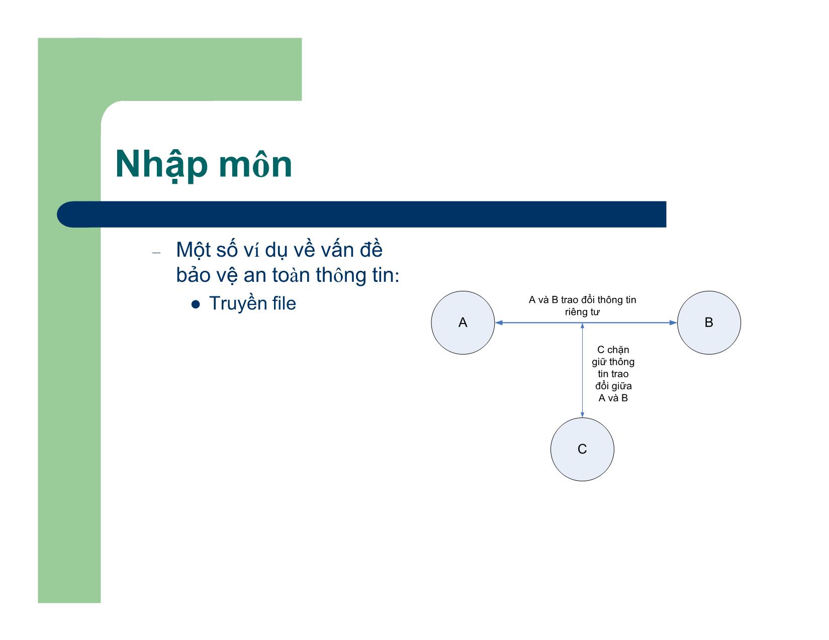 Bài giảng An toàn và An ninh thông tin - Chương I: Nhập môn - Nguyễn Linh Giang trang 4