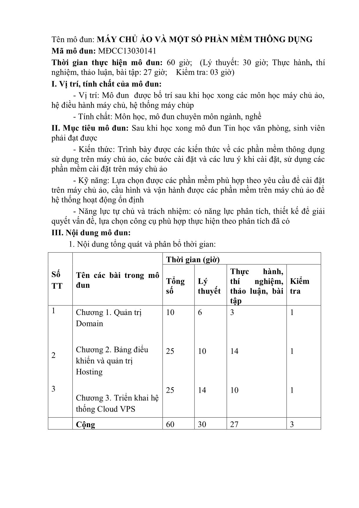 Giáo trình Hệ điều hành máy chủ trang 4