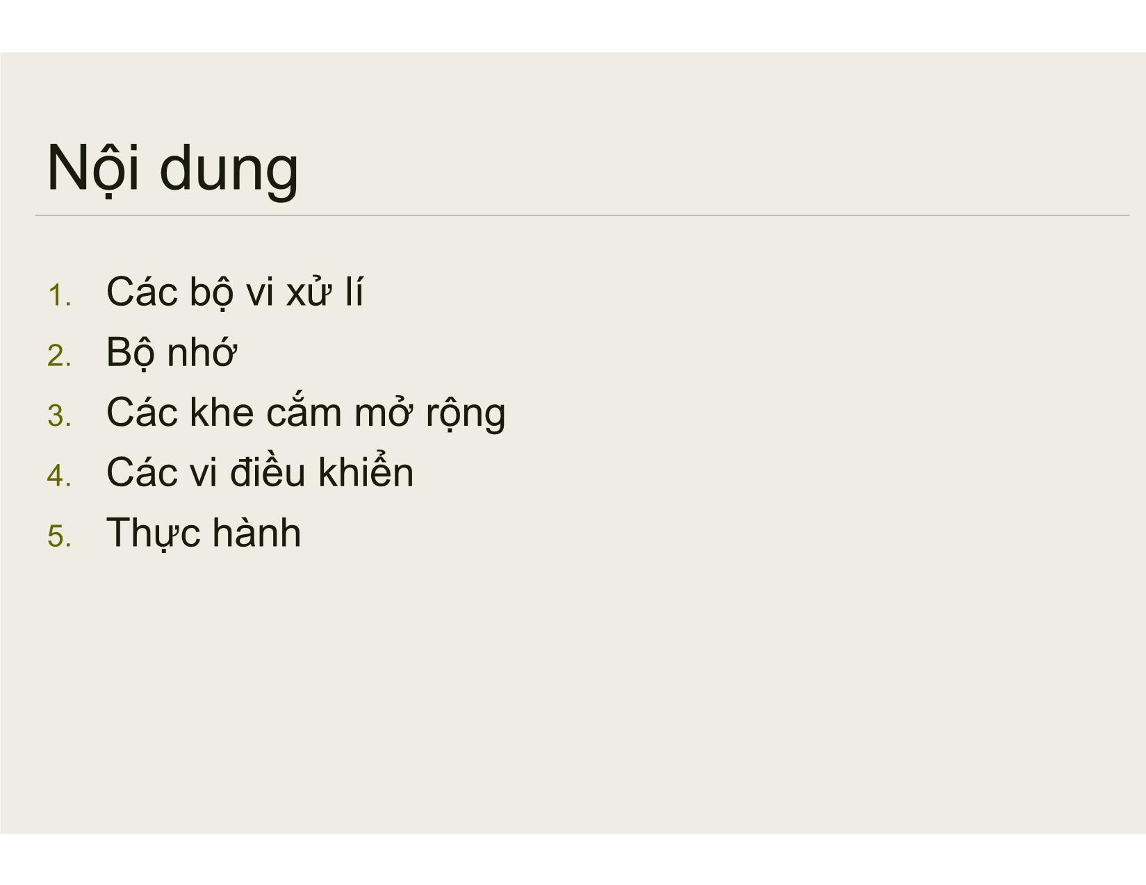 Bài giảng Bảo trì hệ thống - Chương 2: Bảng mạch chính của máy tính - Nguyễn Lê Minh trang 2