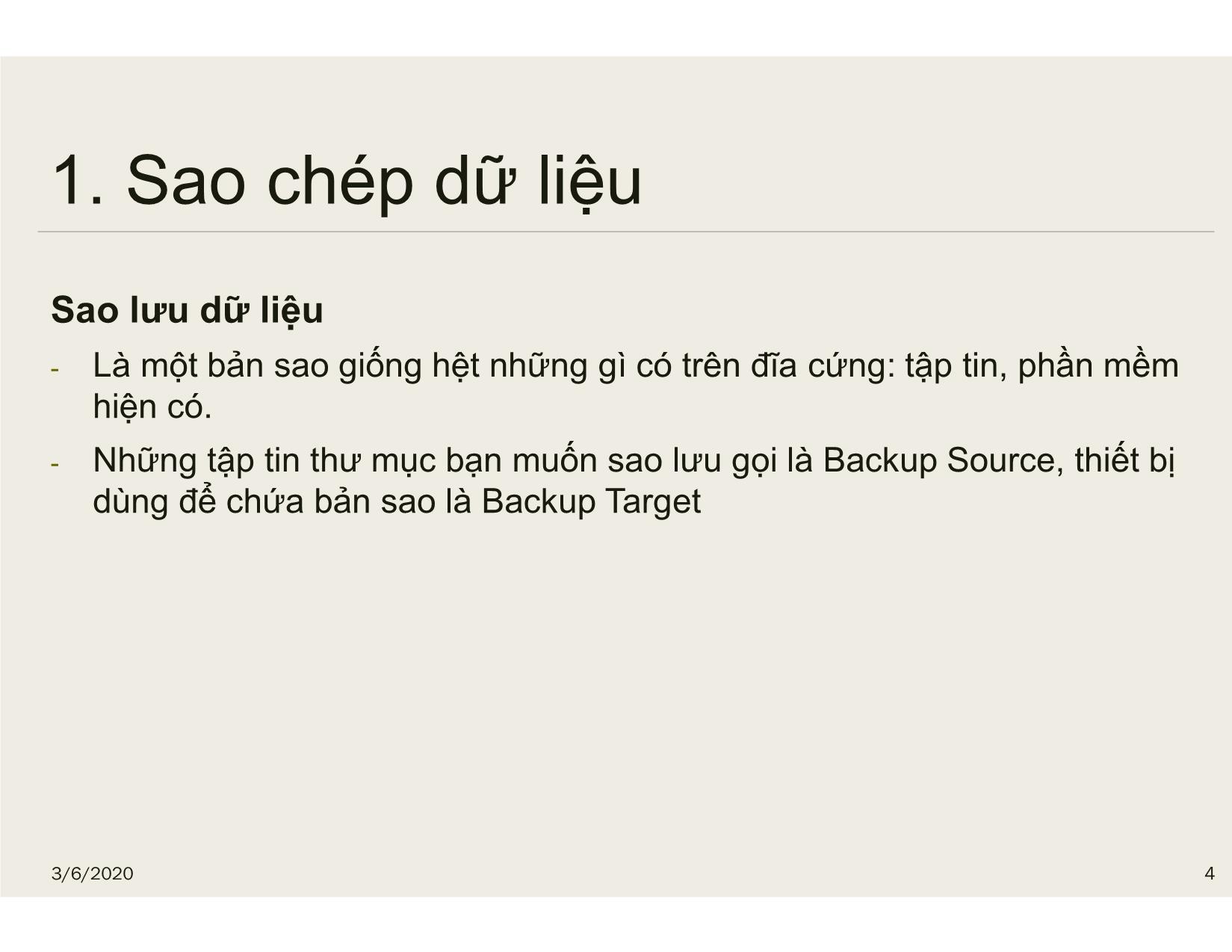 Bài giảng Bảo trì hệ thống - Chương 4: Cài đặt phần mềm - Nguyễn Lê Minh trang 4