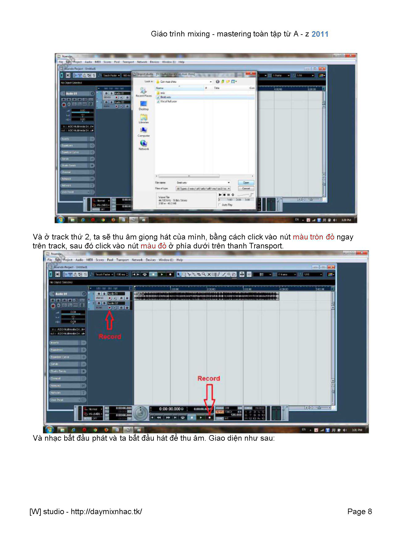 Giáo trình Mixing - Mastering toàn tập trang 8