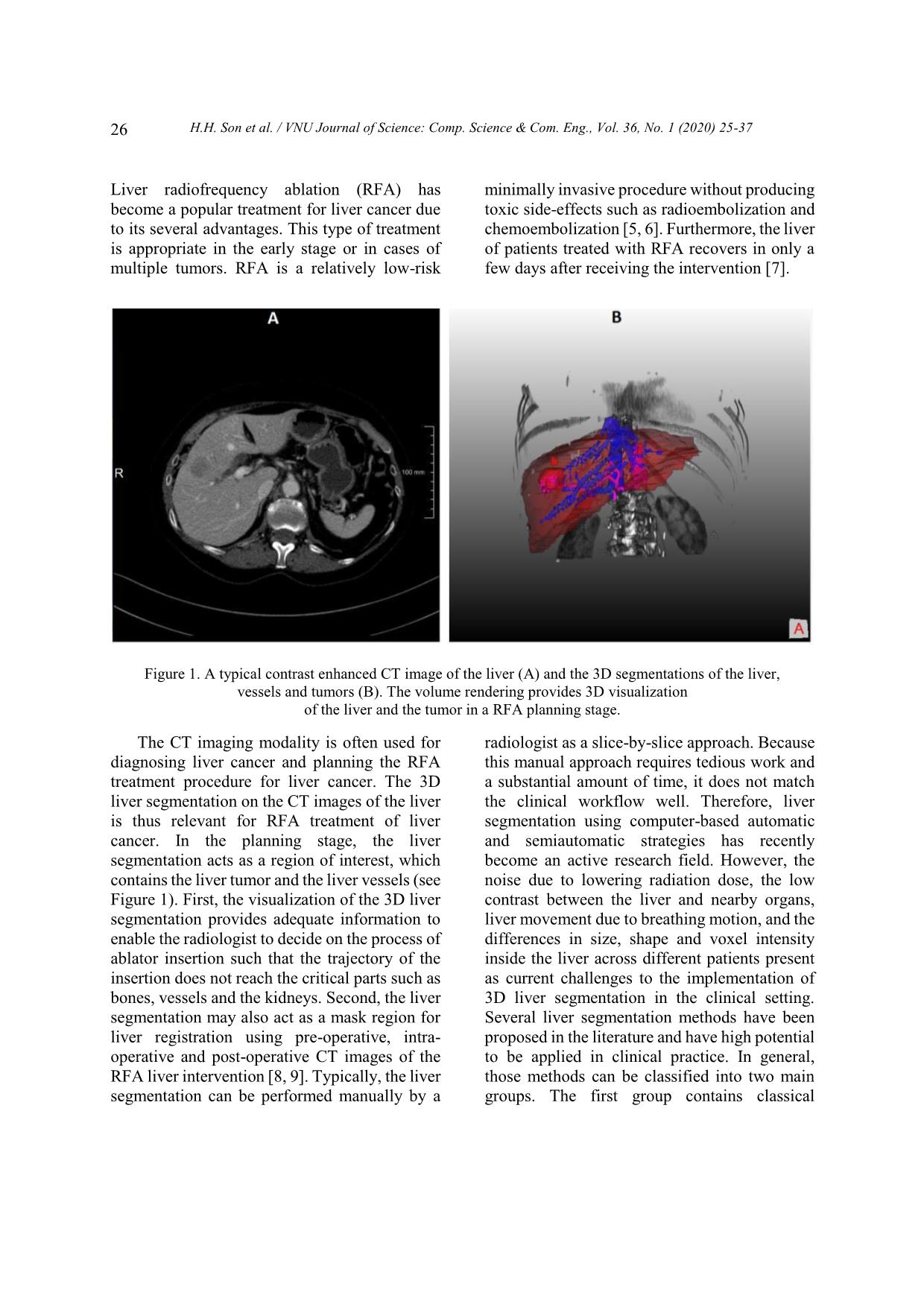 Liver segmentation on a variety of computed tomography (CT) images based on convolutional neural networks combined with connected components trang 2