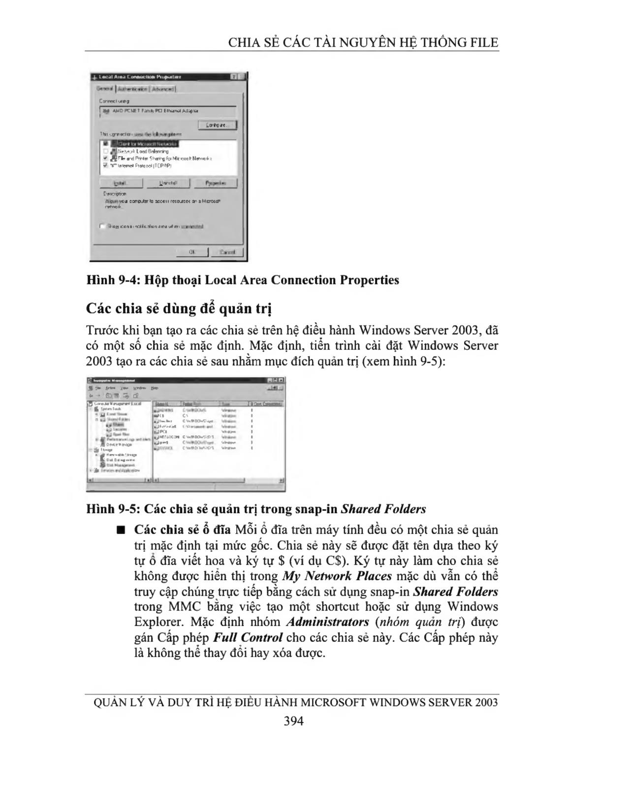 Giáo trình Quản lý và duy trì hệ điều hành Microsoft Windows Server 2003 (Phần 2) trang 10
