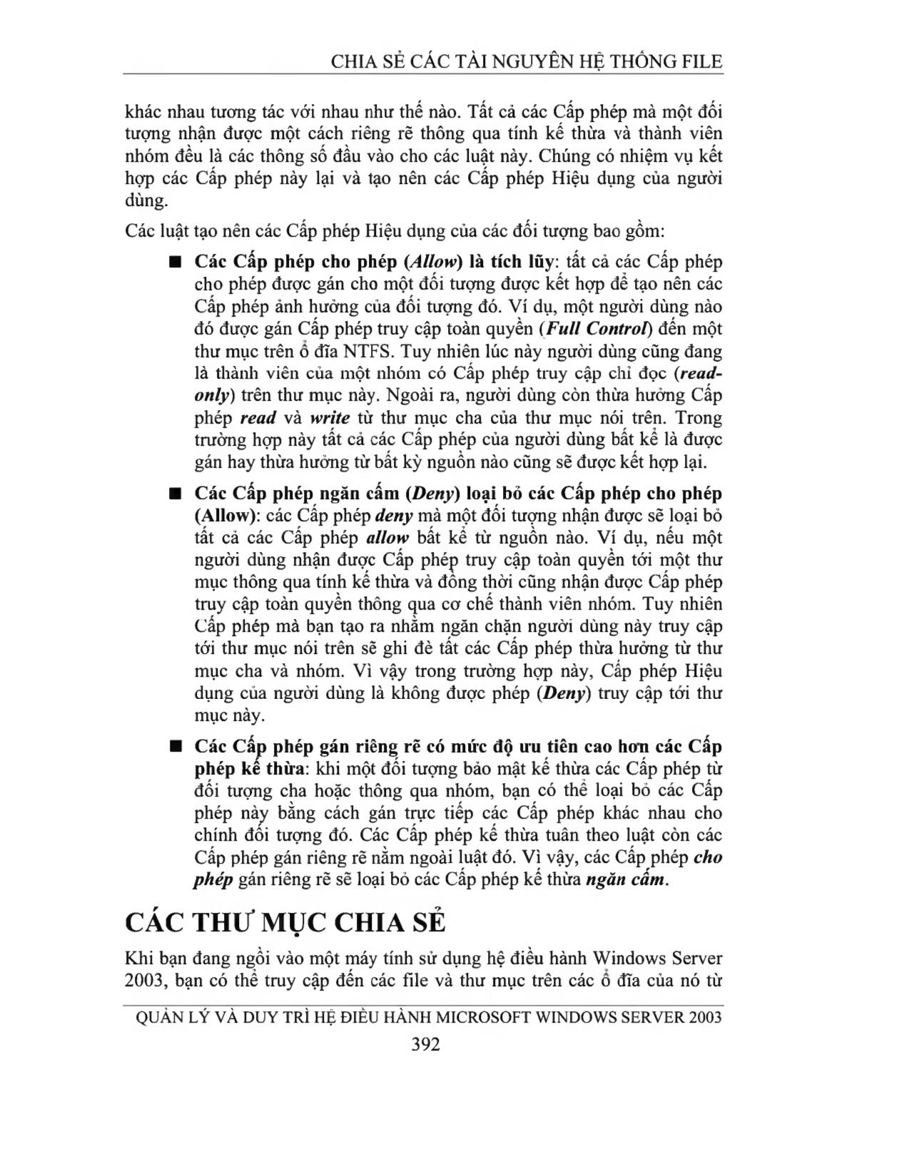Giáo trình Quản lý và duy trì hệ điều hành Microsoft Windows Server 2003 (Phần 2) trang 8