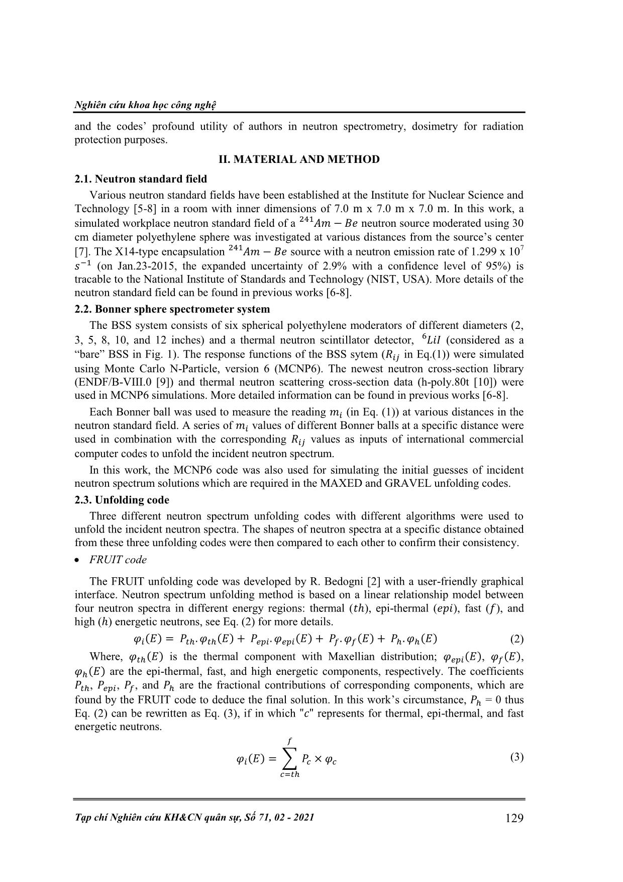 Neutron spectrum unfolding using various computer codes: A comparison trang 2