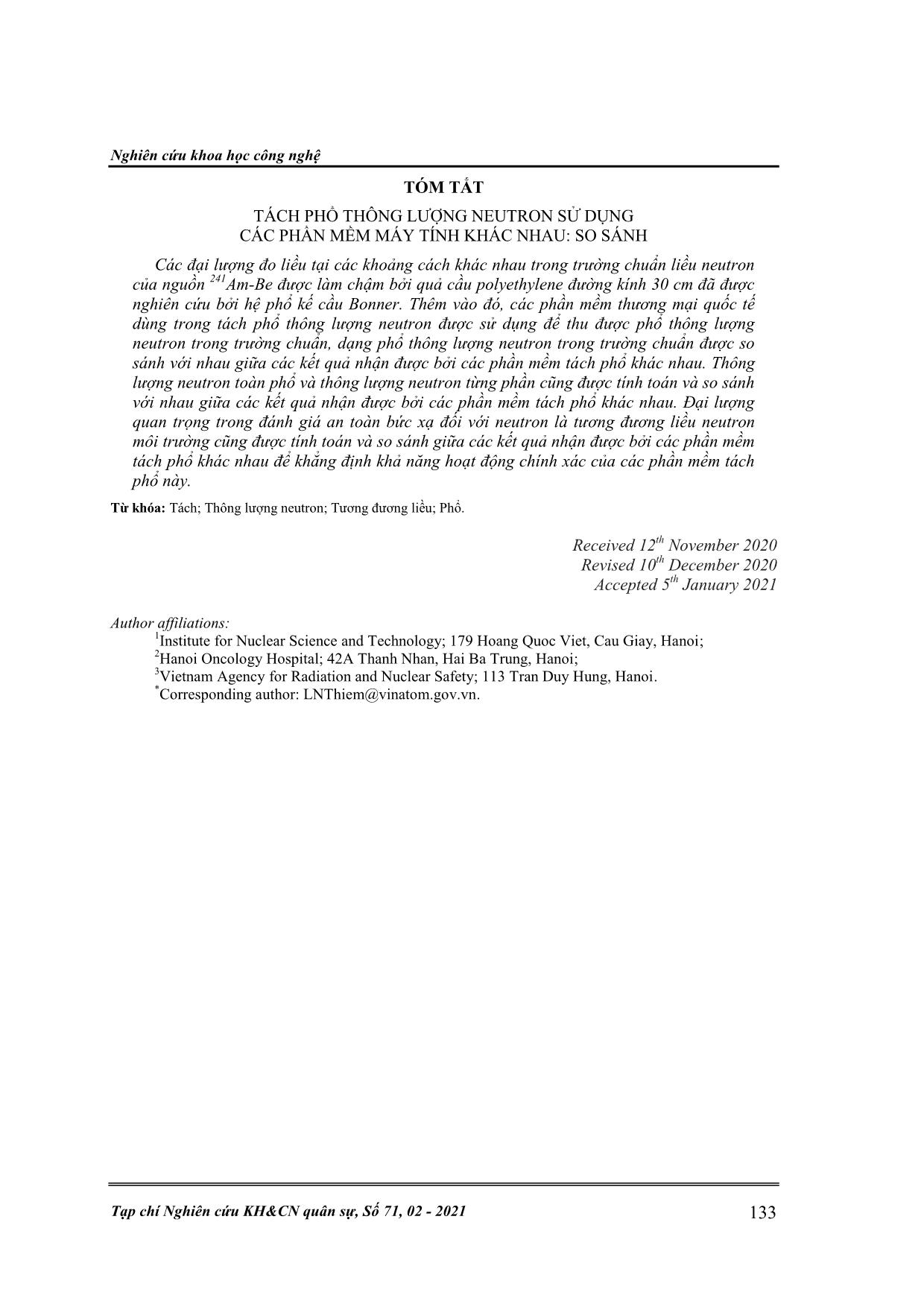 Neutron spectrum unfolding using various computer codes: A comparison trang 6