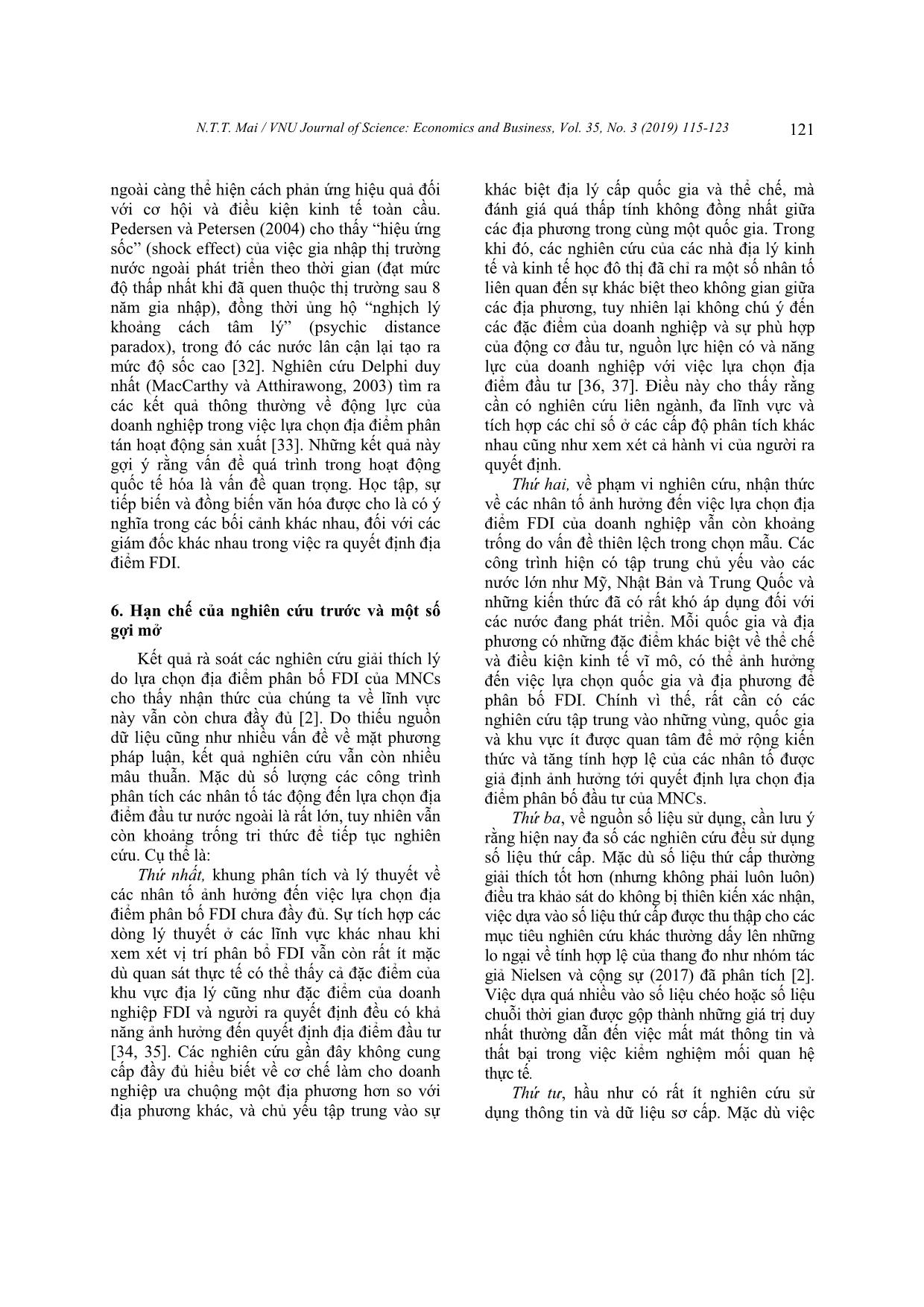 Factors influencing MNCs’ location decision trang 7