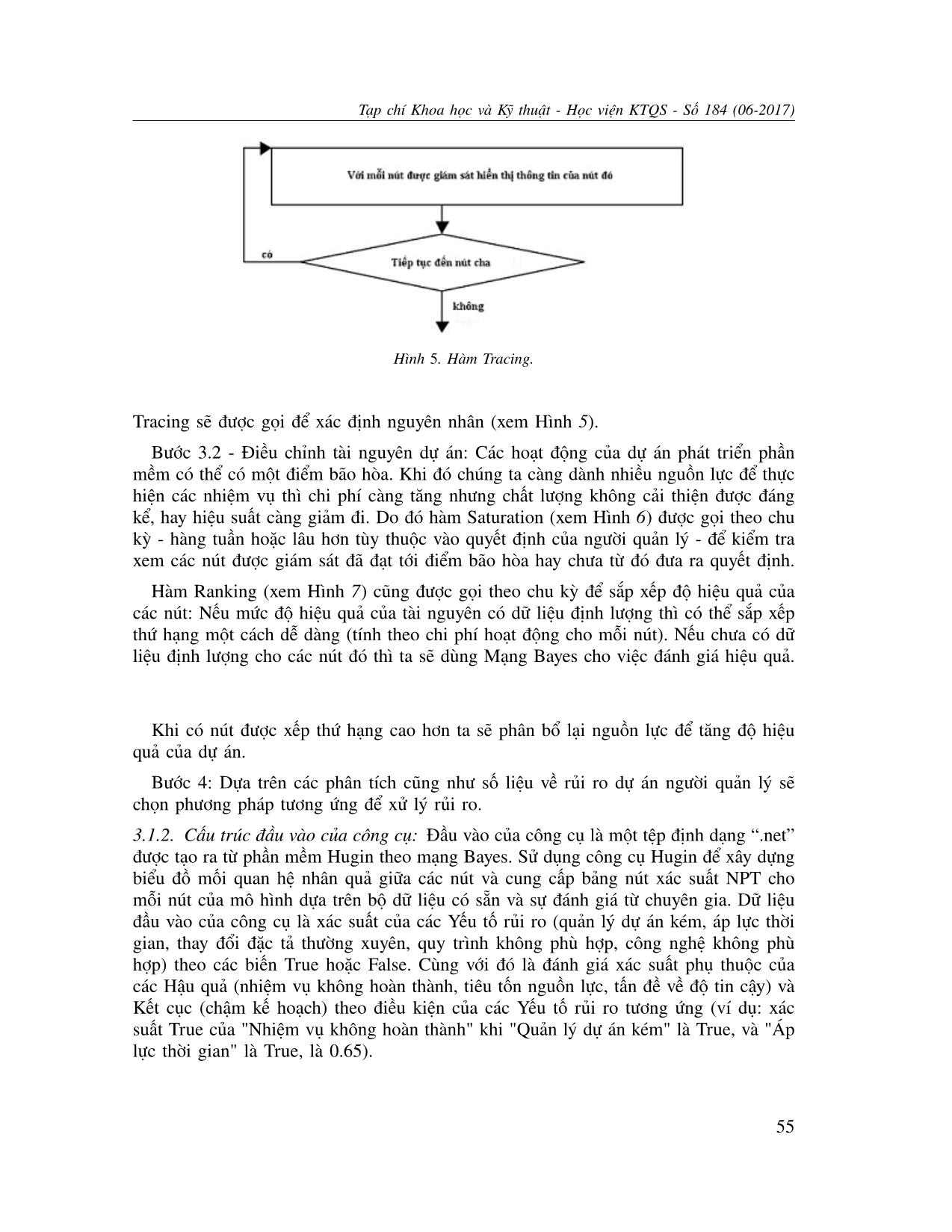 Phương pháp xác suất cải tiến sử dụng mạng bayes đánh giá rủi ro trong lập lịch dự án phần mềm trang 9