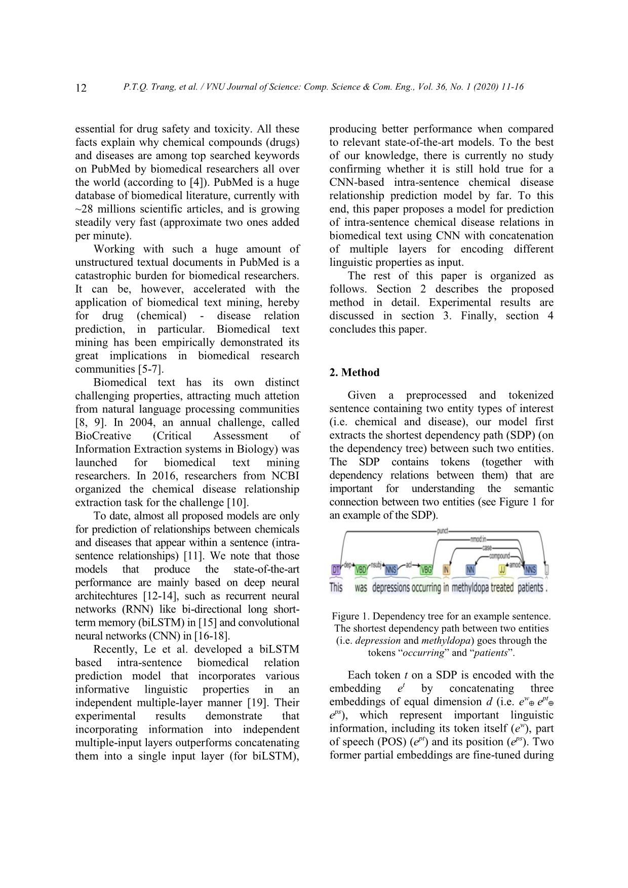 Single concatenated input is better than indenpendent multiple-Input for cnns to predict chemical - induced disease relation from literature trang 2