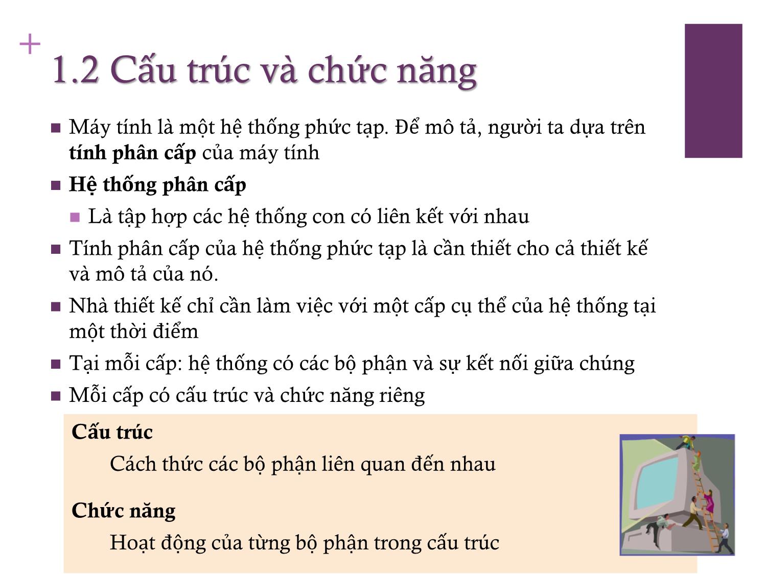 Bài giảng Kiến trúc máy tính - Chương 1: Giới thiệu - Nguyễn Thị Phương trang 8