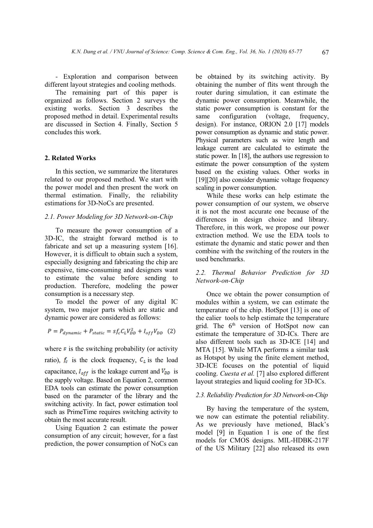 Thermal distribution and reliability prediction for 3D networks-on-chip trang 3