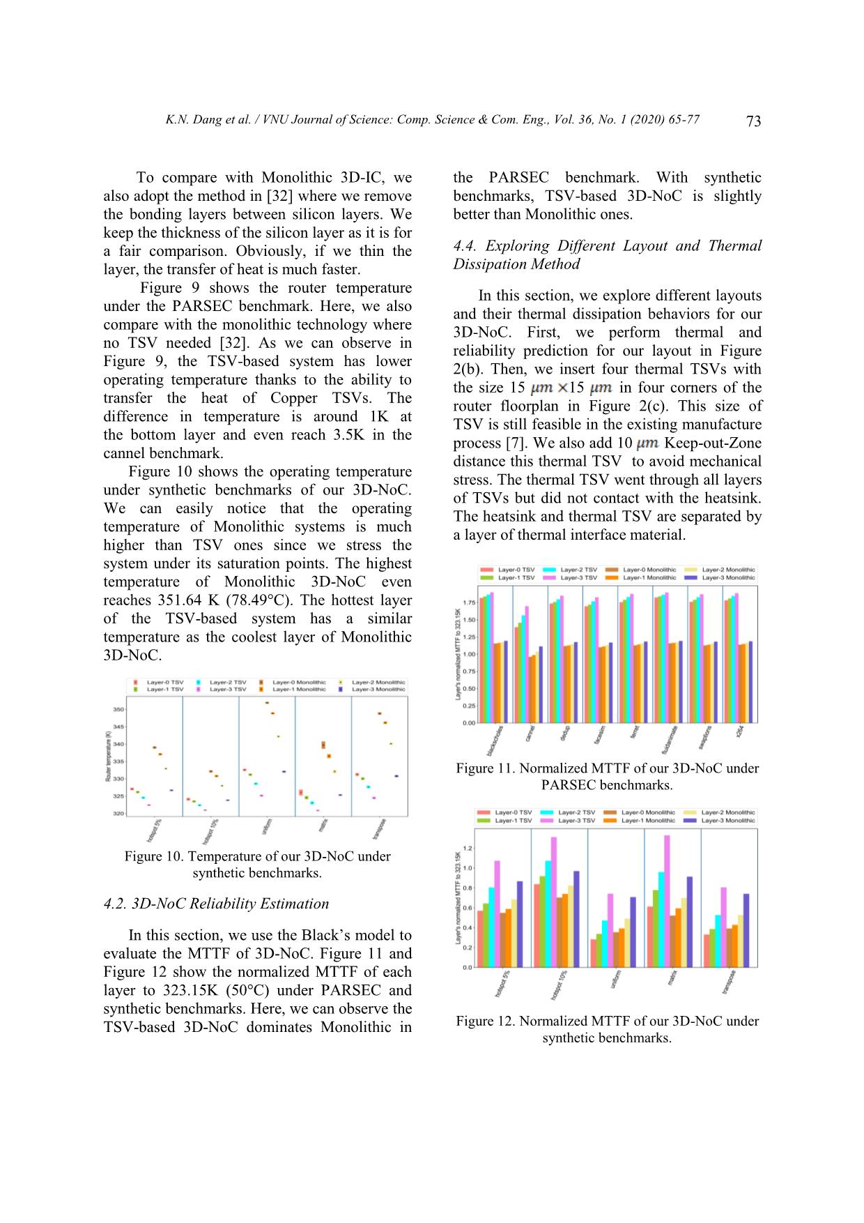 Thermal distribution and reliability prediction for 3D networks-on-chip trang 9