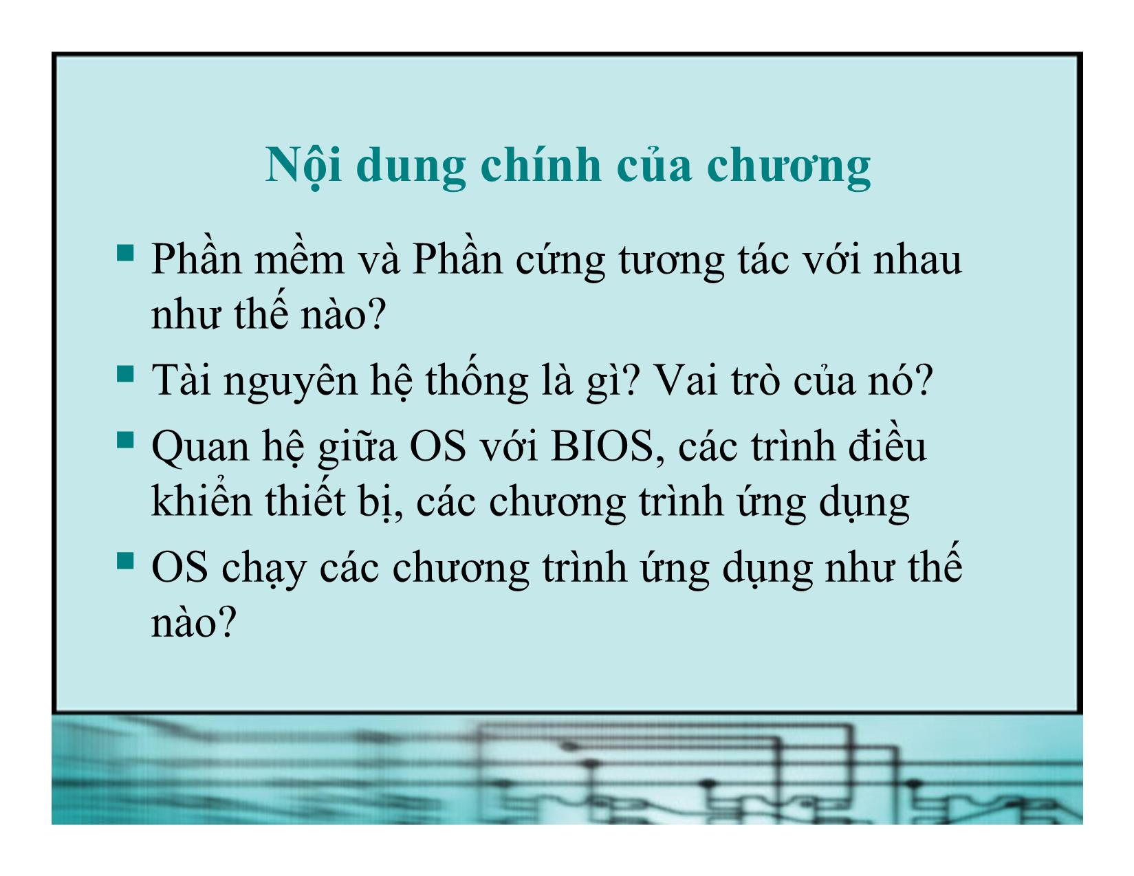 Bài giảng Kiến trúc máy tính - Chương 2: Giới thiệu Phần mềm của PC trang 2