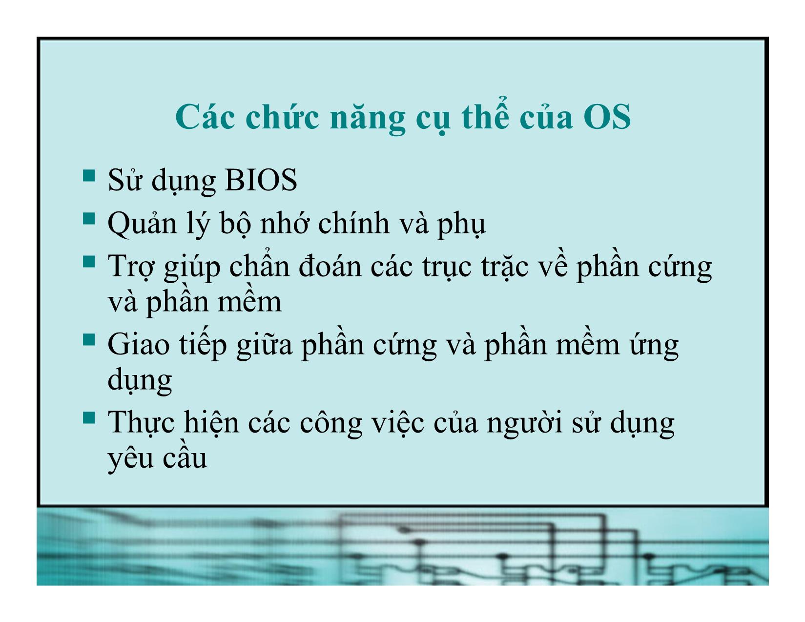 Bài giảng Kiến trúc máy tính - Chương 2: Giới thiệu Phần mềm của PC trang 6