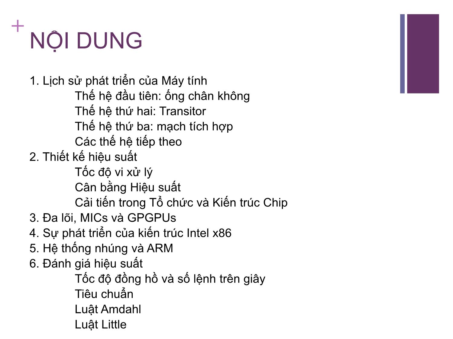 Bài giảng Kiến trúc máy tính - Chương 2: Lịch sử phát triển của máy tính - Nguyễn Hằng Phương trang 2