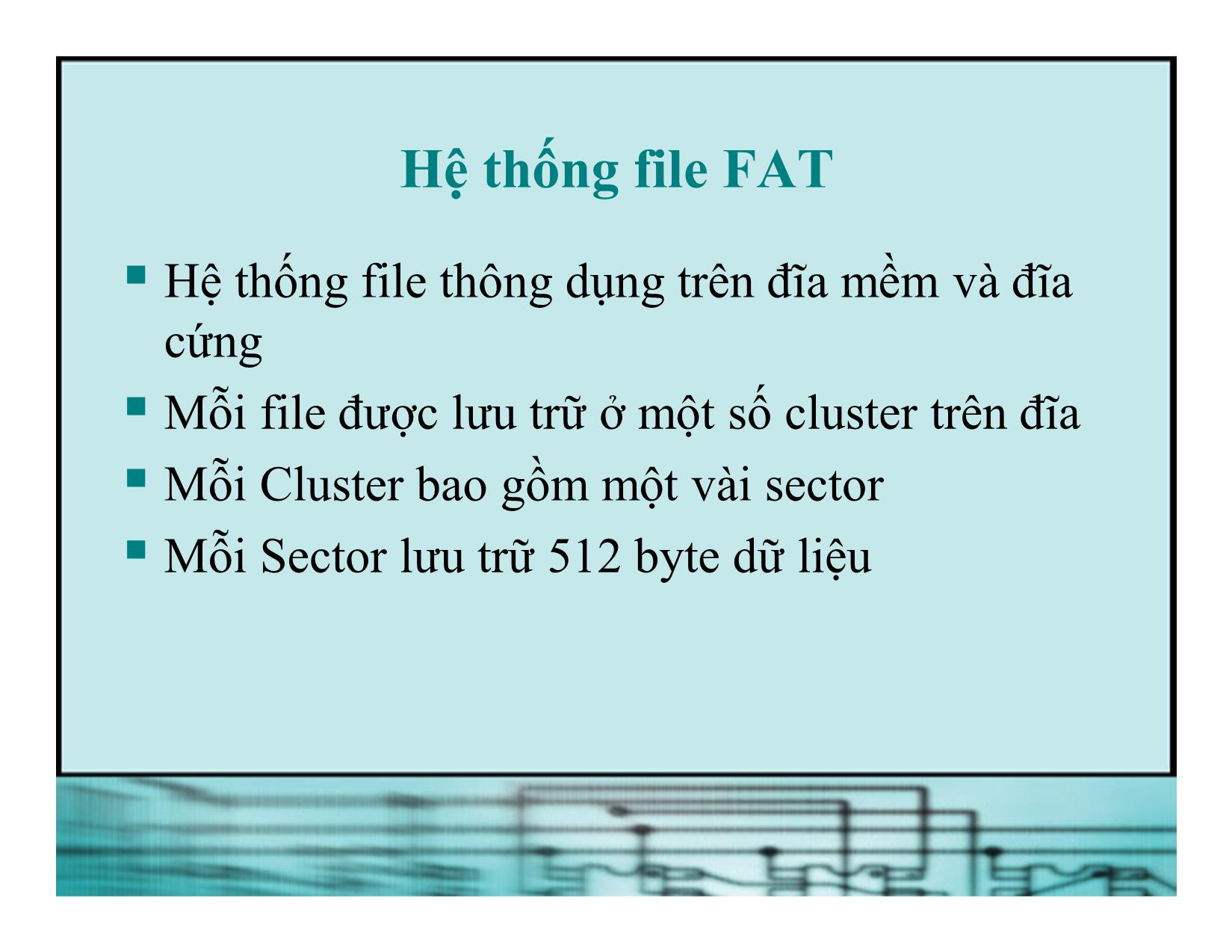 Bài giảng Kiến trúc máy tính - Chương 3: Khởi động PC về Dấu nhắc lệnh trang 7