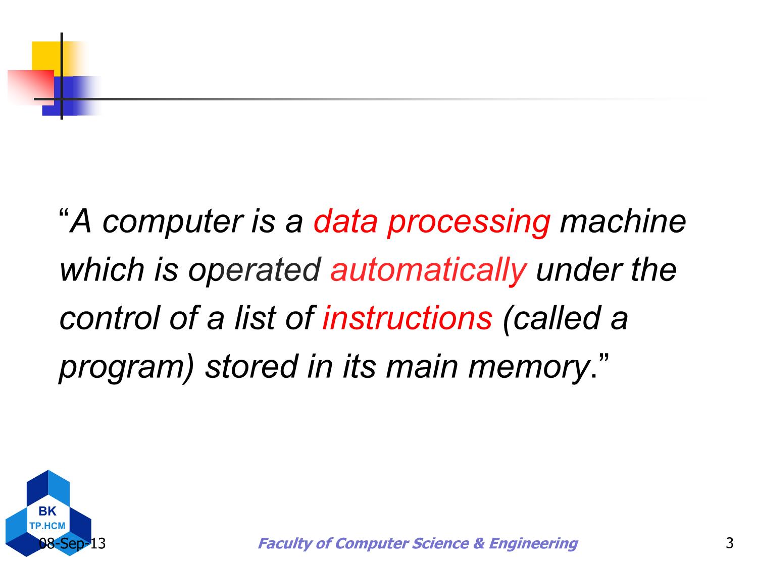 Bài giảng Computer architecture - Nguyễn Thanh Sơn trang 3