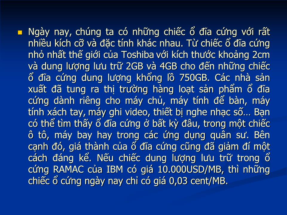 Bài giảng Kiến trúc máy tính - Chương 7: Bộ nhớ ngoài trang 2