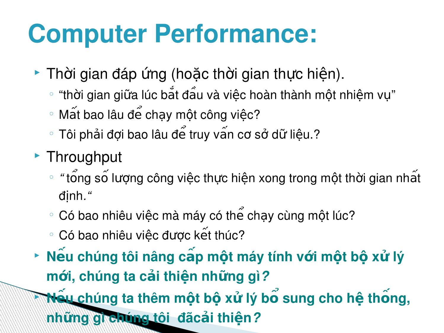 Bài giảng Computer organization - Chapter: Performance trang 2