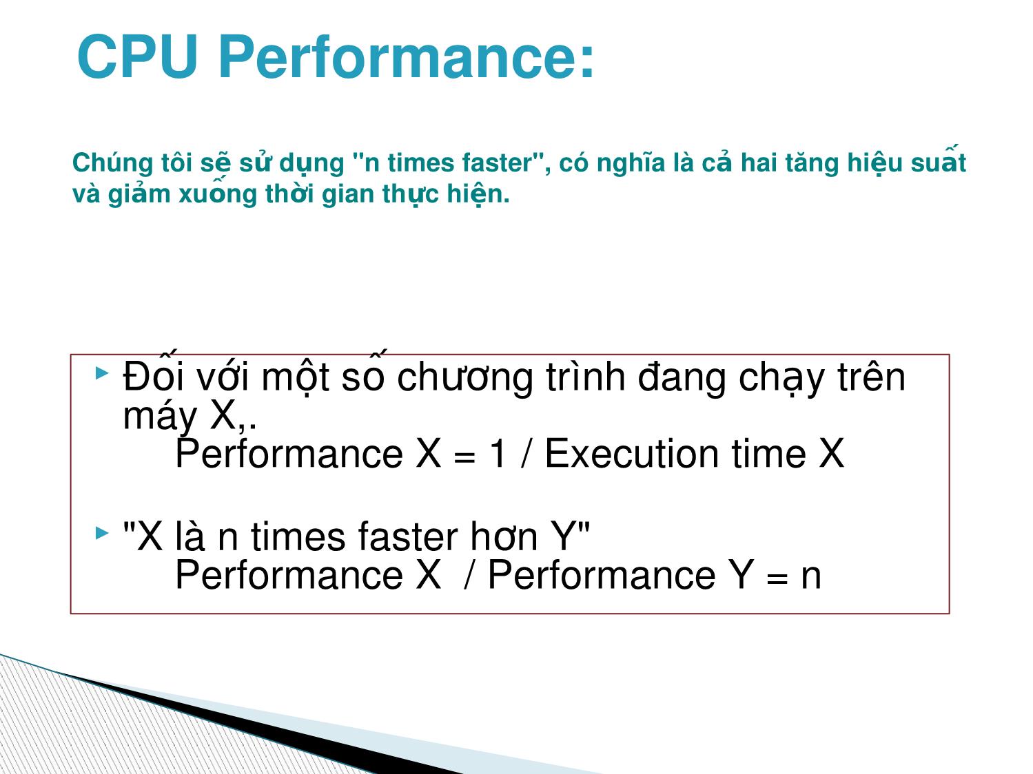 Bài giảng Computer organization - Chapter: Performance trang 3