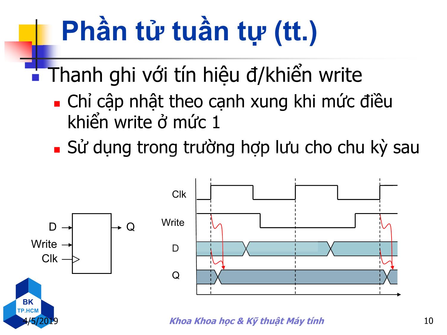 Bài giảng môn Kiến trúc máy tính - Chương 4: Bộ xử lý trang 10