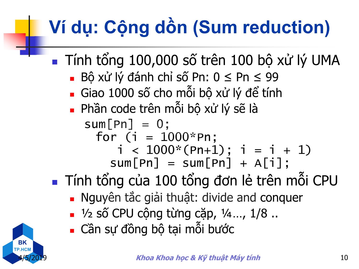 Bài giảng Kiến trúc máy tính - Chương 7: Đa lõi, đa xử lý và máy tính cụm trang 10